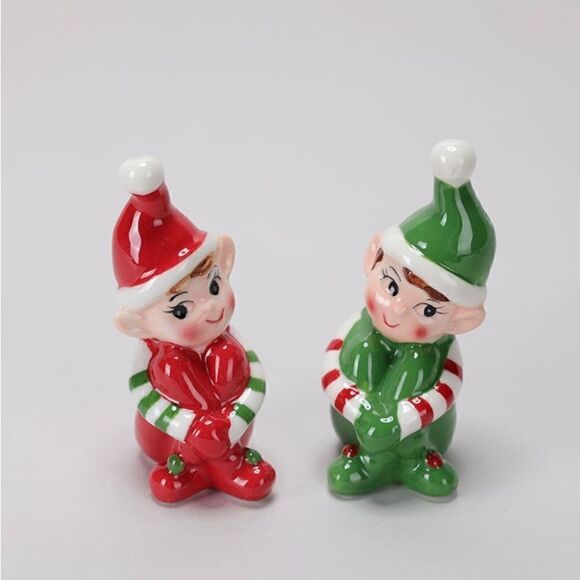 Elf Salt And Pepper Set - Picture 1 of 2